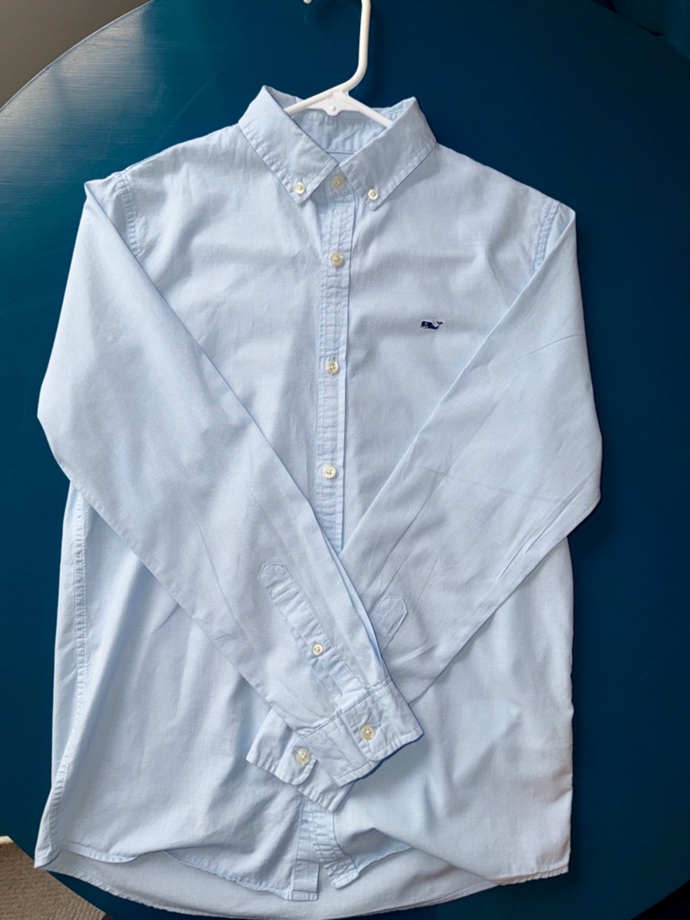 Vineyard Vines Light Blue Button-Down Oxford Shirt for Boys